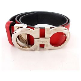 Salvatore Ferragamo Gürtel Rot
