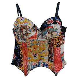 Roberto Cavalli Top Multicolore