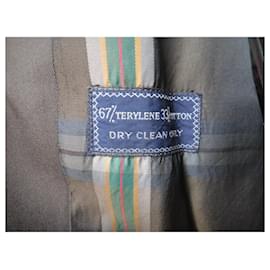 Burberry-Burberry vintage sixties men's raincoat size M-Dark brown