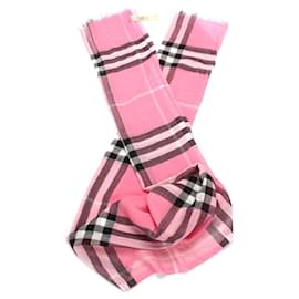 Burberry-Muffler in Pink-Pink