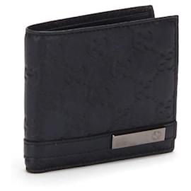 Gucci-Gucci Shiman Folded Wallet 233100 in black-Black