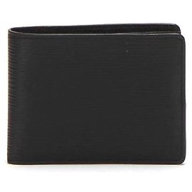 Louis Vuitton Carteiras esbeltas de duas dobras M30539 de preto Preto