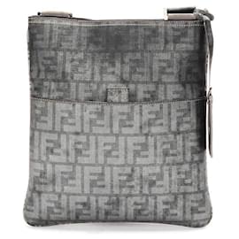 Fendi-Diagonal Shoulder Bag in Brown-Brown