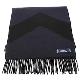 Hermès-Muffler in Black-Black