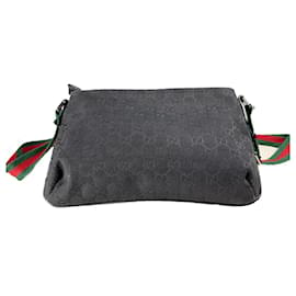Gucci-Bolsa de viaje-Negro,Roja,Verde