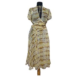 Robe en soie Vanessi By Malene Birger jaune Multicolore Jaune