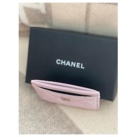 Chanel-Porte cartes Chanel-Rose