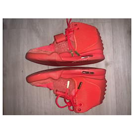 Nike-Ar yeezy 2 outubro Vermelho-Vermelho
