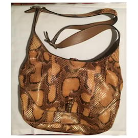 Gucci-Handbags-Brown,Orange,Bronze,Gold hardware