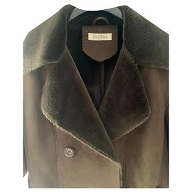 Balmain brauner Damenmantel Braun