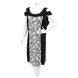 Joseph Ribkoff Dress Black White Black White