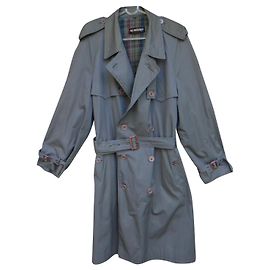 Yves Saint Laurent Vintage Herren Trenchcoat Gr. L Grau
