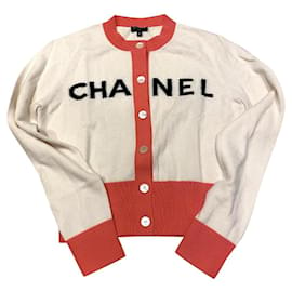 Chanel-CHANEL Cardigan pull en cachemire FR36-Autre
