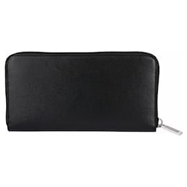 Christian Dior-Zip around Wallet-Black
