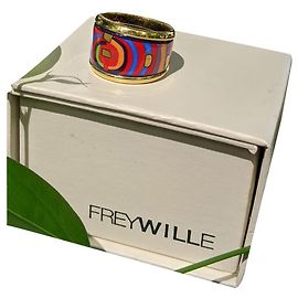 Frey Wille Spirale de vie de Hundertwasser18Bague en or jaune K Multicolore