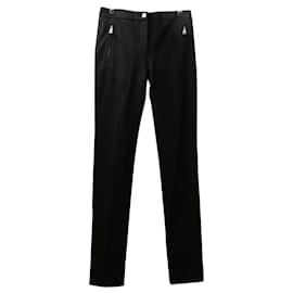Roberto Cavalli-Roberto Cavalli Black zip pocket Trousers-Black