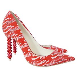 Sophia Webster Coca Cola Pumps Rot
