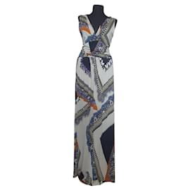 Robe longue Etro multicolore en viscose Multicolore