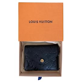 Louis Vuitton-Billetera victorina-Negro