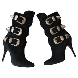 Giuseppe Zanotti bottes Noir