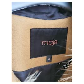 Maje-Maje Coat-Brown,Light brown