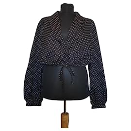 Autre Marque Mossman Black Polkadot Jacket Blazer Black