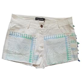 Antik Batik-Pantaloncini-Bianco,Multicolore
