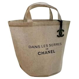 Chanel-Eimer Tasche-Beige