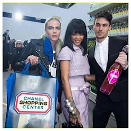 Chanel-SACOLA DE PRESENTES VIP SHOPPING CENTER-Azul