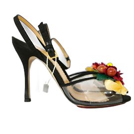Charlotte Olympia Tropicana Sandals Black