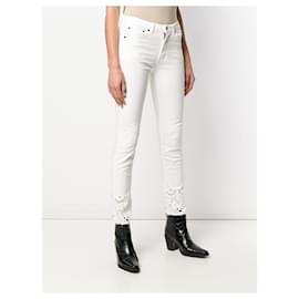 Saint Laurent-jeans-Blanc