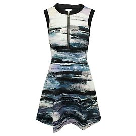 Karen Millen Ärmelloses Kleid mit Multicolor-Print Andere