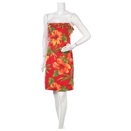 Robe à fleurs Ralph Lauren en coton Multicolore