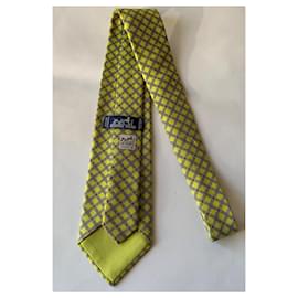 Hermès-Laços-Vermelho,Cru,Amarelo