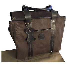 Lancel Small dog carrier bag Brown