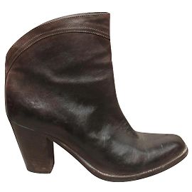 Sartore leather ankle boots dark brown 36.5 IT Dark brown