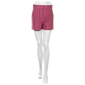 Pantalones Cortos de Rayas Vanessa Bruno de Algodón y Lino Multicolor