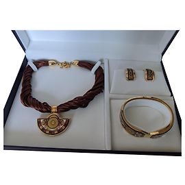 Frey Wille Greco Roman Sun Collana bracciale orecchini set Multicolore