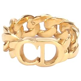 Dior-Dior Gold Danseuse Etoile Chain Ring-Golden