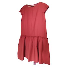Cacharel Dress Orange Wool Orange