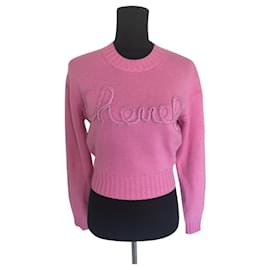 Suéter Chanel de cachemira rosa Rosa