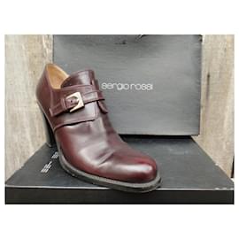 Sergio Rossi-Sergio Rossi buckle shoes size 37-Dark brown