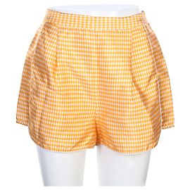 Zimmermann Short naranja estampado Losange Naranja