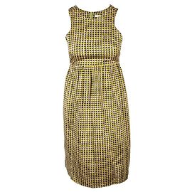 Carven Vestido estampado geométrico Amarillo