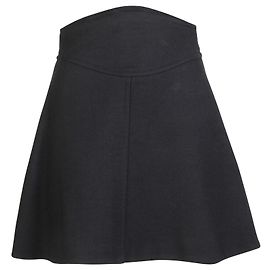 Carven wool mini skirt Black