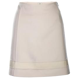 Hermès-Beige Cashmere Skirt-Flesh