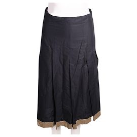 Dkny Saia longa de linho Preto