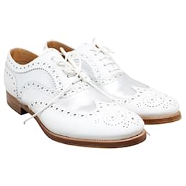 Church's-Burwood White Presupper Loafer-Silvery,Metallic