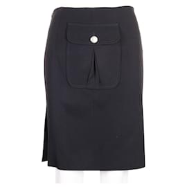 Céline-Pocket Skirt-Black