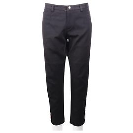 Dolce & Gabbana Schwarze Hose mit Bändern Schwarz